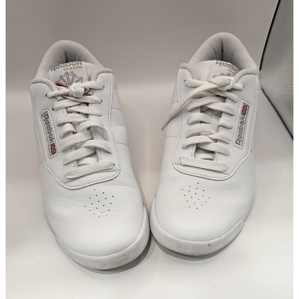 Reebok Classic Princess Women's Size 8.5 White Shoes Sneakers Training Lace Up